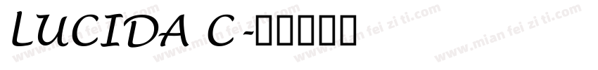 LUCIDA C字体转换